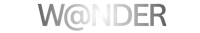 a black background with the word wonder on it