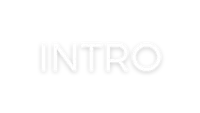 a black background with the word intro on it